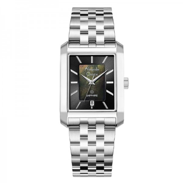 Alexandre Christie AC 8706 Silver Black Man MDBSSMA Alexandre Christie AC 8706 Silver Black Man MDBSSMA